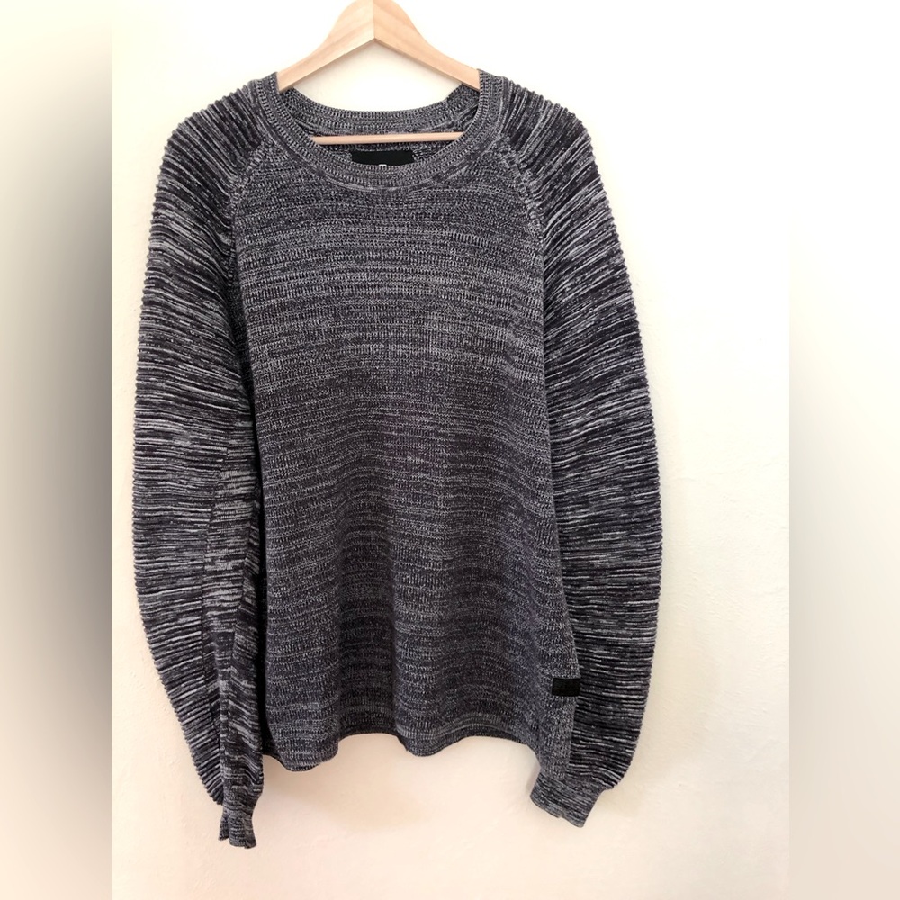 G STAR Men’s Gray Ribbed Sweater G Star Raw